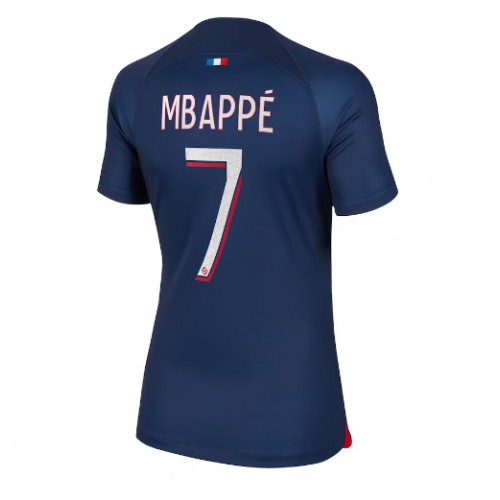 Fotbalové Dres Paris Saint-Germain Kylian Mbappe #7 Dámské Domácí 2023-24 Krátký Rukáv